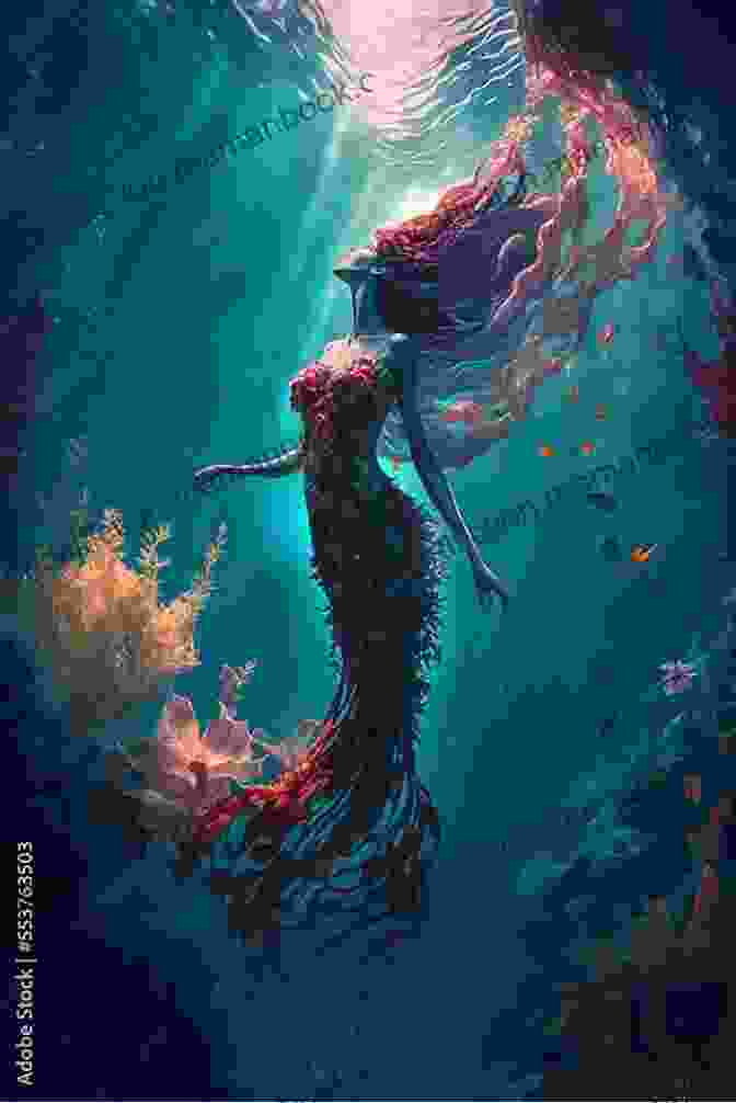 A Captivating Illustration Depicting A Majestic Mermaid Swimming Through The Ethereal Expanse Of The Ocean, Her Vibrant Tail Shimmering Like A Thousand Iridescent Gems. Myths Mermaids And Monsters Tera Lynn Childs