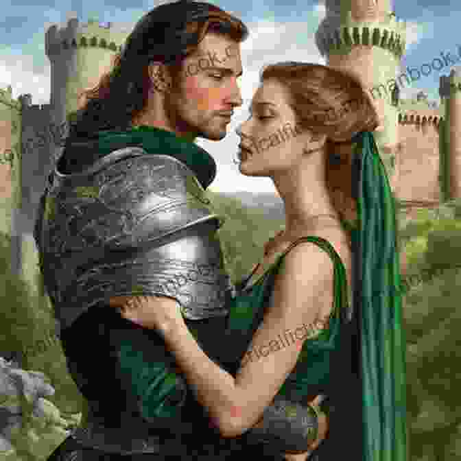 A Handsome Knight In Shining Armor Embraces A Beautiful Woman In A Flowing Gown, Surrounded By A Lush Forest Reclaimed By Her Rebel Knight