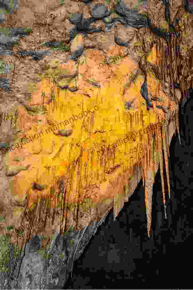 A Panoramic View Of The Cave Of Sara Burgess, Showcasing Its Magnificent Stalactites And Stalagmites The Cave Sara M Burgess
