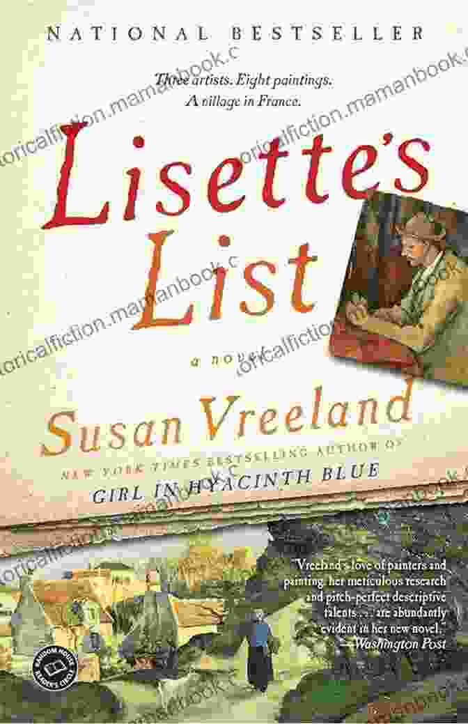 Lisette List Novel By Susan Vreeland, Cover Featuring A Woman Painting Lisette S List: A Novel Susan Vreeland