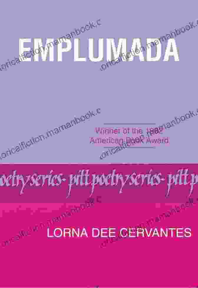 The Elegant Cover Of An Emplumada Pitt Poetry Series Book Featuring Lorna Dee Cervantes's Photograph And The Title 'Emplumada: Lorna Dee Cervantes.' The Background Is A Vibrant Turquoise Hue. Emplumada (Pitt Poetry Series) Lorna Dee Cervantes
